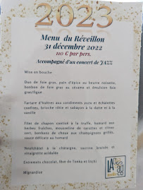 LA CASCADE INSOLITE à Le Vaudreuil menu