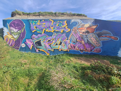 Graffiti d'Oeuvre Éphémère à La Hague