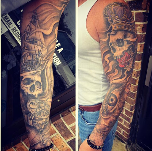 Explore third eye tattoo ideas, creative tattoo ideas in Myrtle Beach, available at Dr Ink Tattoo