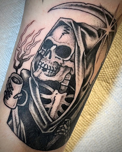 Explore tattoo outline drawing ideas, creative tattoo ideas in Georgetown, available at Iron Rite Tattoo South