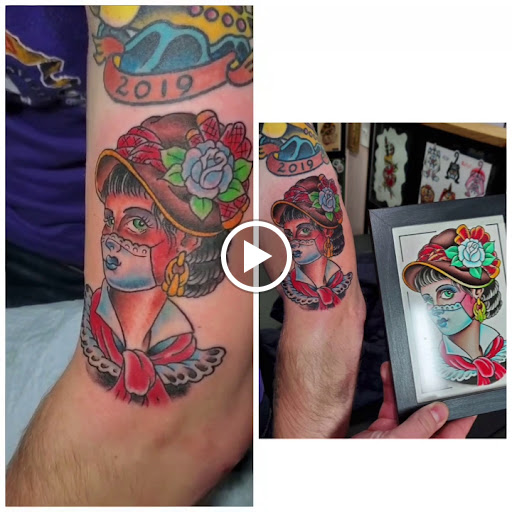 Explore liberty bell tattoo ideas, creative tattoo ideas in Libertyville, available at Lucky Seven Tattoo