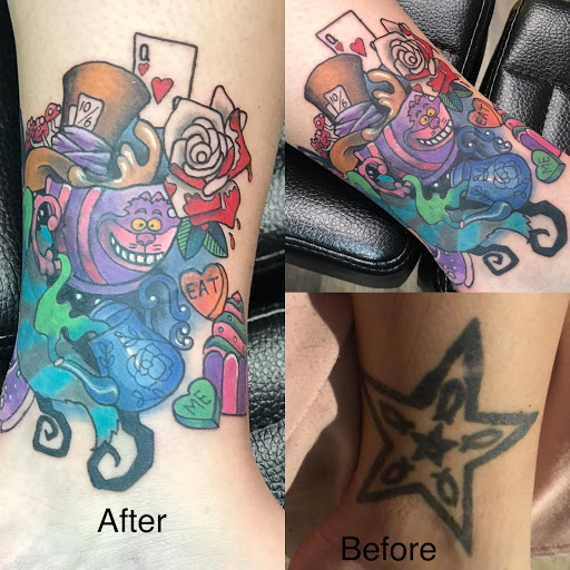 Explore dog ears tattoo ideas, creative tattoo ideas in Ocala, available at The Tattoo Gallery of Ocala LLC