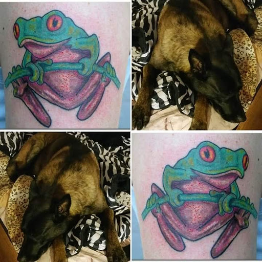 Explore fishing tattoo ideas for men, creative tattoo ideas in Elko, available at Custom Tattoos and Body Piercing Studio