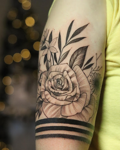 Explore girlfriend tattoo ideas, creative tattoo ideas in Montgomery, available at Flying Eye Tattoo Studio