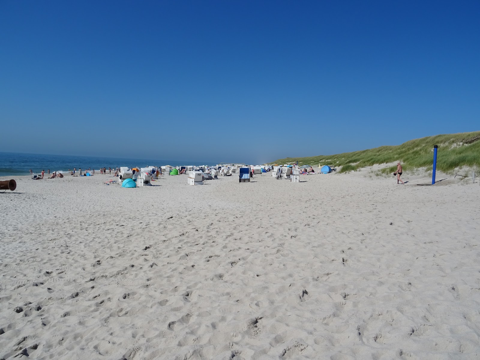 Foto di Hornum Weststrand con una superficie del sabbia luminosa