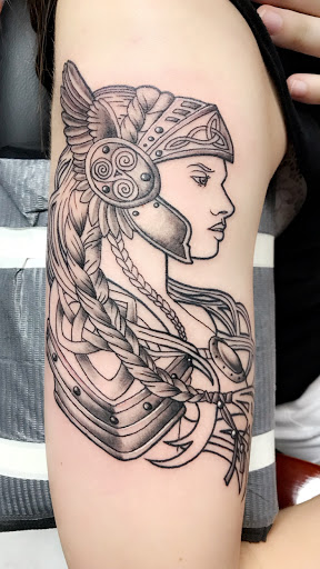 Explore tattoo ideas for behind ear, creative tattoo ideas in Destin, available at Atomic Frog Tattoo