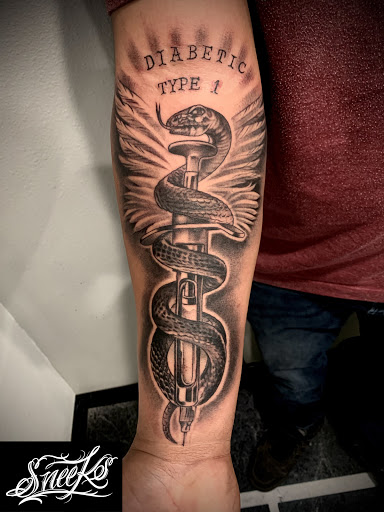 Explore raccoon tattoo ideas, creative tattoo ideas in Lancaster, available at DEADMANS STUDIO