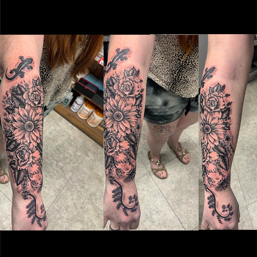 Explore cursive tattoo ideas, creative tattoo ideas in Hudson Falls, available at ALTERED ADDICTION TATTOOS