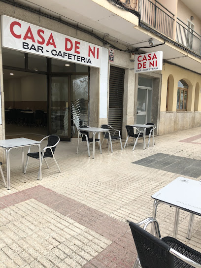 BAR CAFETERIA CASA. DE NI - Avinguda del Cocó, 6, BJ, 07360 Lloseta, Balearic Islands, Spain