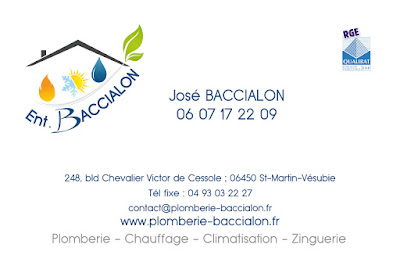 SARL PLOMBERIE CHAUFFAGE BACCIALON à Saint-Martin-Vésubie