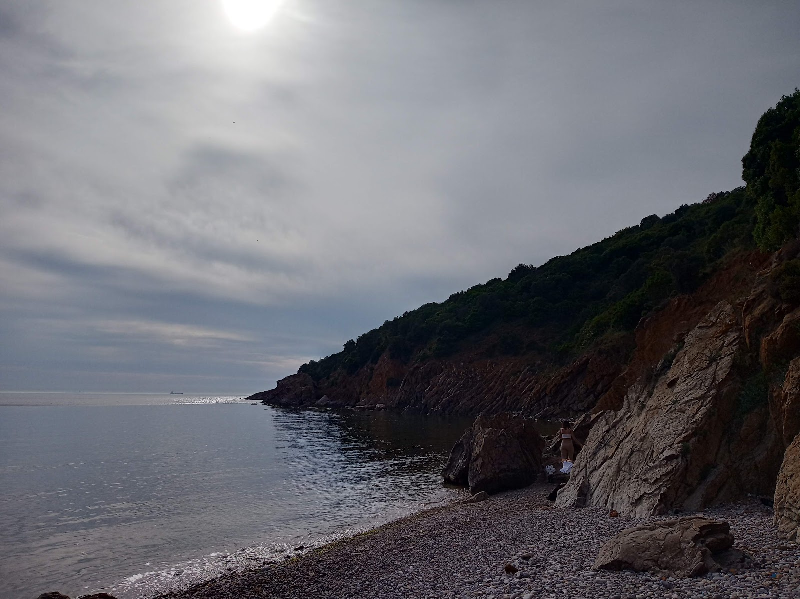 Foto di Biyik plaji con spiaggia diretta