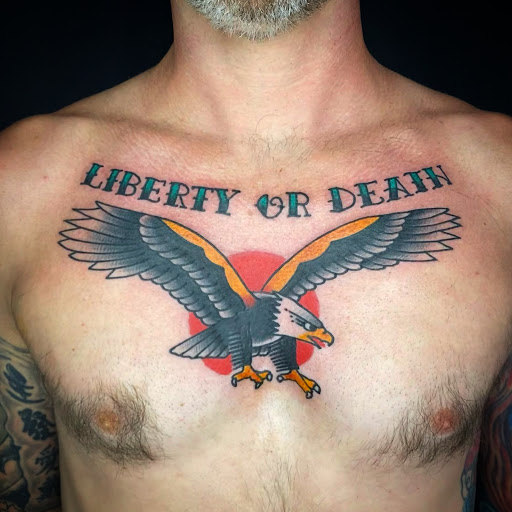 Explore beautiful crazy tattoo ideas, creative tattoo ideas in Denton, available at Black Anchor Tattoo