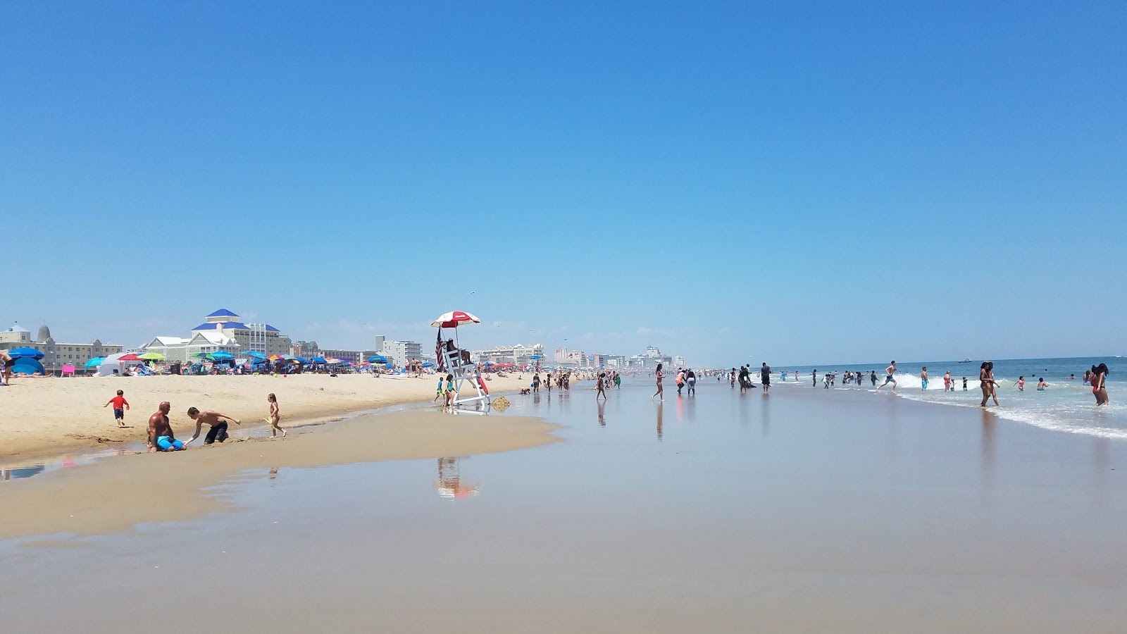 Foto van Ocean City beach met hoog niveau van netheid