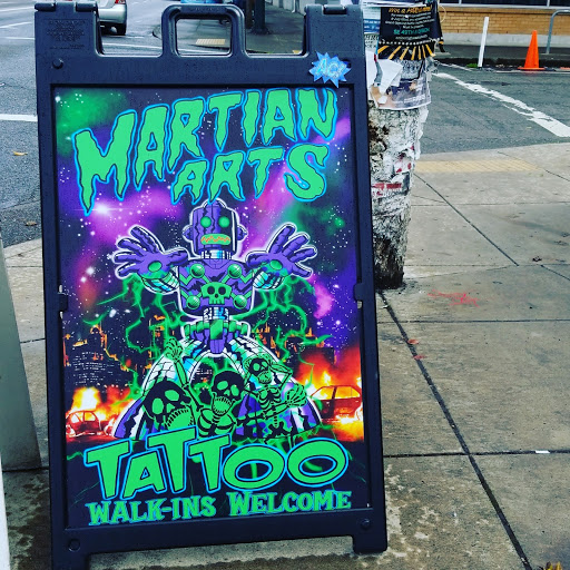 Tattoo Shop «Martian Arts Tattoo Studio», reviews and photos, 3352 SE Hawthorne Blvd, Portland, OR 97214, USA
