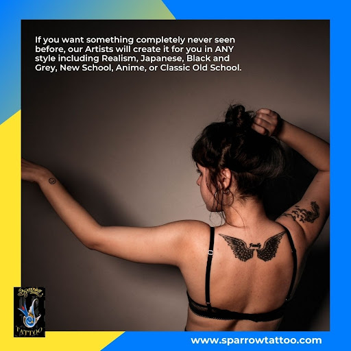 Explore disney sister tattoo ideas, creative tattoo ideas in West Hempstead, available at Sparrow Tattoo Inc