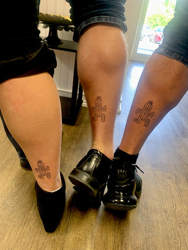 Explore 5 sibling tattoo ideas, creative tattoo ideas in Lake City, available at Crooked Spines Tattoo Studio