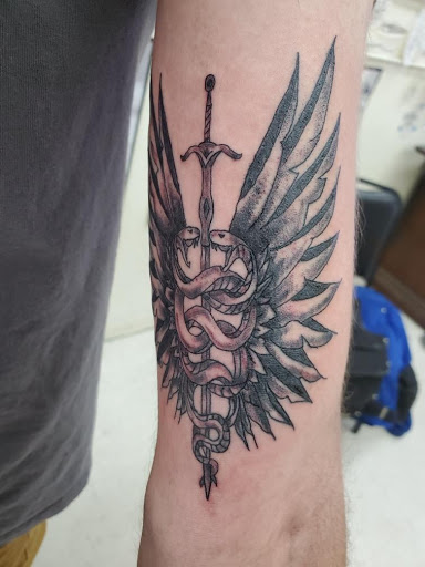 Explore balance tattoo ideas, creative tattoo ideas in Casper, available at Electric Hare Tattoo