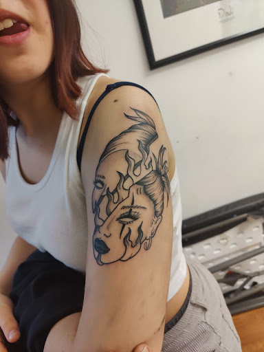 Explore libra tattoo ideas male, creative tattoo ideas in Altoona, available at Black Dragon Tattoo