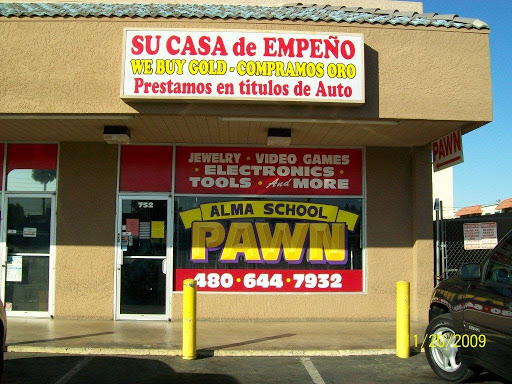 Alma School Pawn and Gold, 752 S Alma School Rd, Mesa, AZ 85210, Pawn Shop