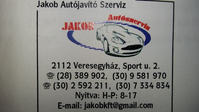 Jakob Autójavító - Autószerelő