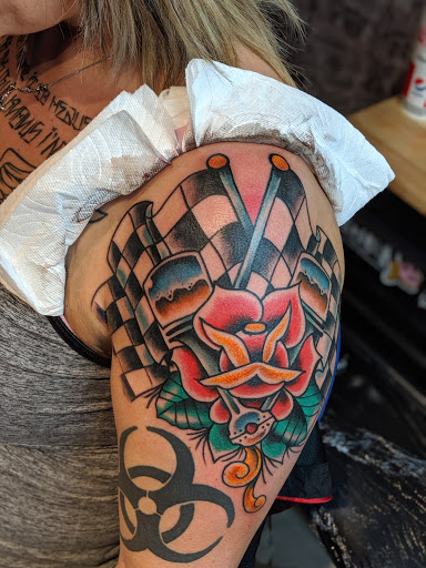 Explore isaiah 54 17 tattoo ideas, creative tattoo ideas in Omak, available at Eight of Hearts Tattoo Parlor