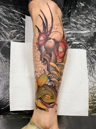 Explore air tattoo ideas, creative tattoo ideas in Tallmadge, available at Killjoy tattoo