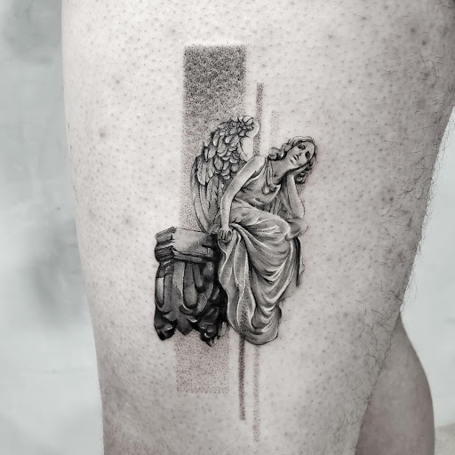 Explore rose idea tattoos, creative tattoo ideas in Los Angeles, available at Ethos Art Haus Tattoo