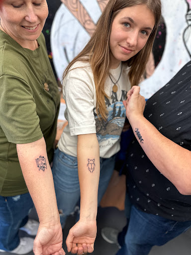 Explore halloween tattoo ideas for women, creative tattoo ideas in New Carlisle, available at Reckless Temptations