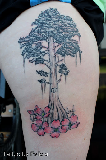 Explore banjo tattoo ideas, creative tattoo ideas in Fort Myers, available at Tiger Lotus Tattoo and Piercing