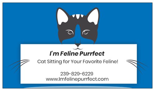 "I'm Feline Purrfect" Cat Sitting