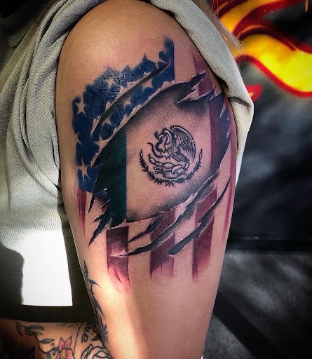 Explore scuba tattoo ideas, creative tattoo ideas in Conroe, available at Monsters Ink, LLC