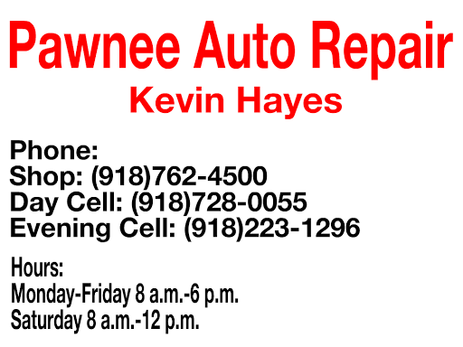 Pawnee Auto Repair in Pawnee, Oklahoma