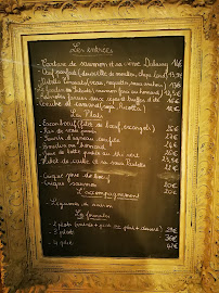 Menu / carte de Restaurant Lulu à table à Saint-Just-Saint-Rambert