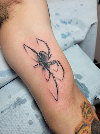 Explore piano tattoo ideas, creative tattoo ideas in Libertyville, available at Lucky Seven Tattoo