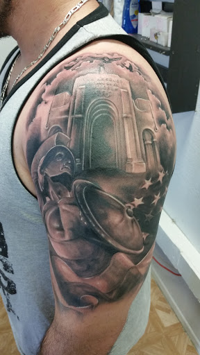 Explore tattoo ideas for mens sleeves, creative tattoo ideas in Hawthorne, available at Sinless Tattoo