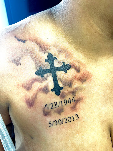 Explore tattoo ideas for son's name, creative tattoo ideas in Dalton, available at Unkut Productions Inc Tattoo Piercing Studio