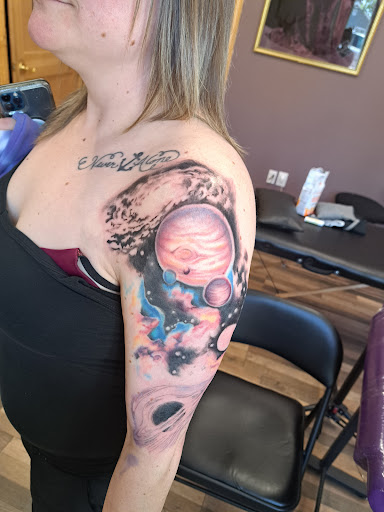 Explore business card size tattoo ideas, creative tattoo ideas in Idaho Falls, available at La Belladonna Tattoo Parlor
