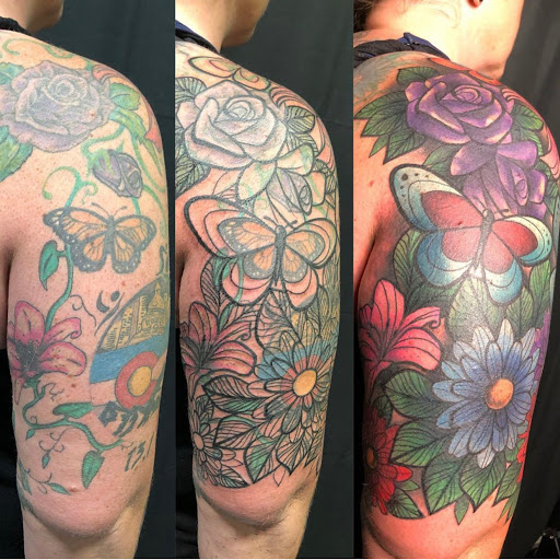 Explore tattoo ideas daughters name, creative tattoo ideas in Addison, available at Cat Tattoo