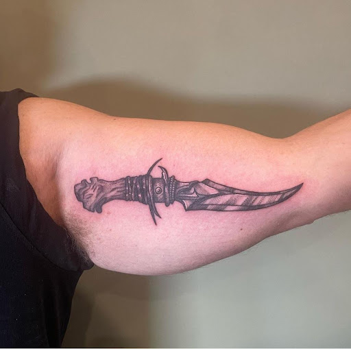Explore quilt tattoo ideas, creative tattoo ideas in Coeur D Alene, available at Little Bear Tattoo Co.