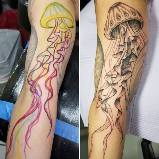 Explore beagle tattoo ideas, creative tattoo ideas in Miami, available at Tattoos by Lou Miami - Kendall