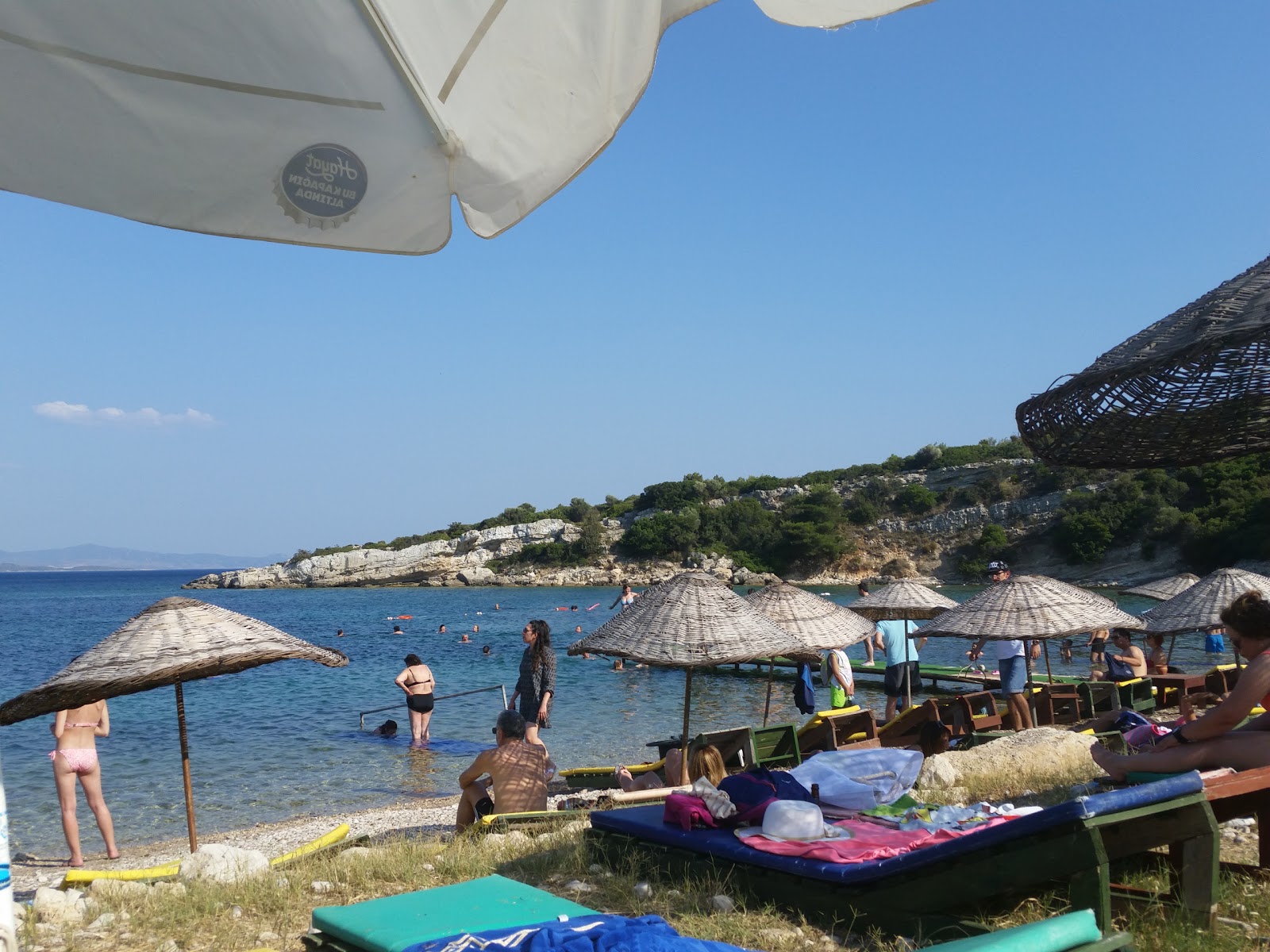 Foto van Denizyildizi beach gelegen in een natuurlijk gebied