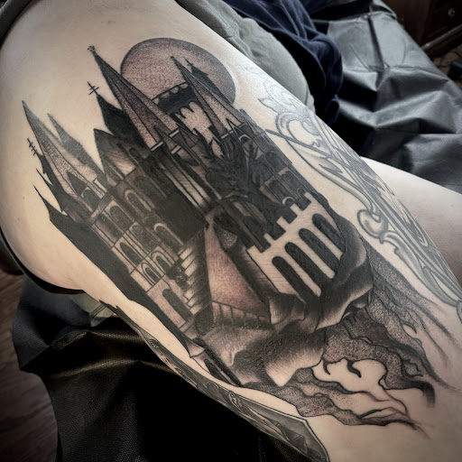 Explore ninja turtles tattoo ideas, creative tattoo ideas in Buffalo, available at True Gloom Tattoo Studio