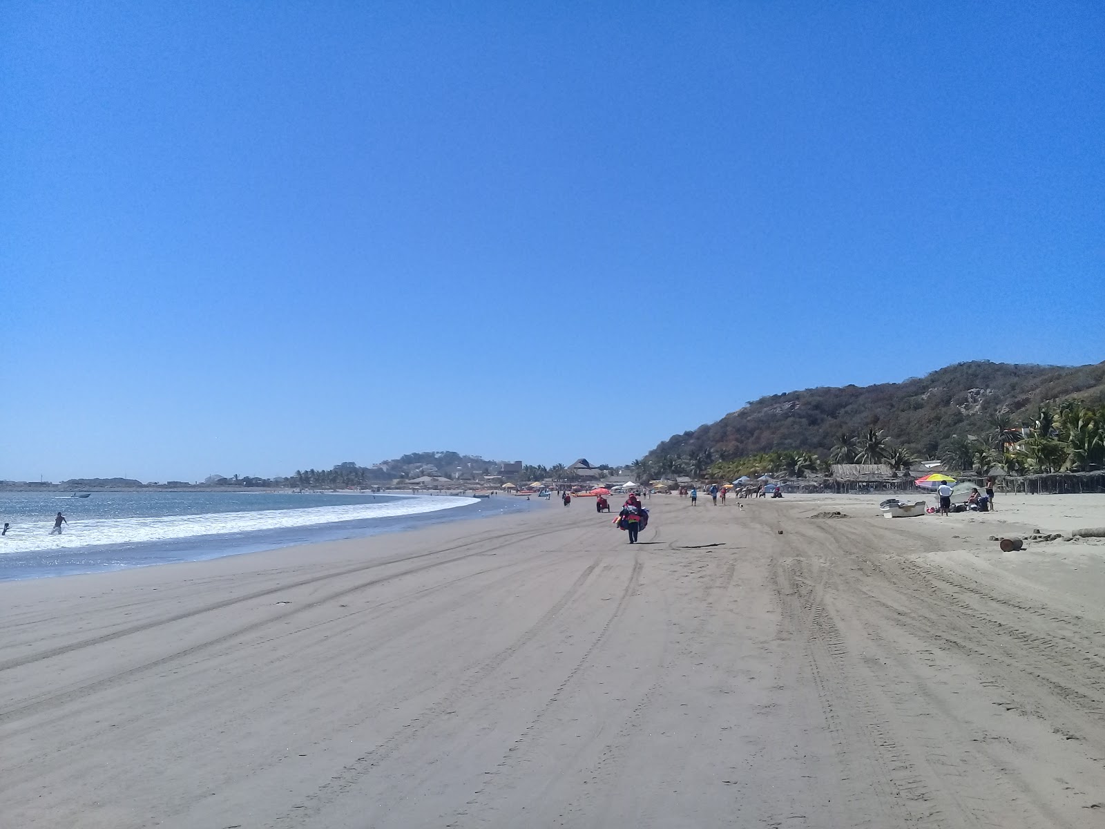 Fotografija Isla de la Piedra beach z srednje stopnjo čistoče