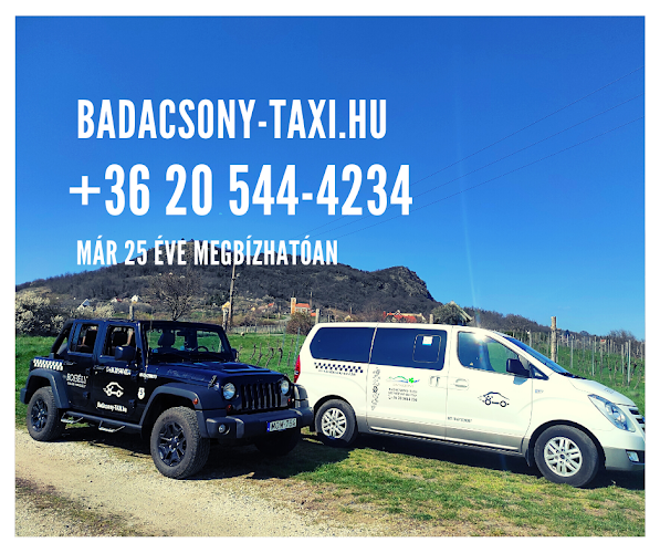 Badacsony-TAXI: már 25 éve megbízhatóan!