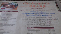Restaurant Wok & Co - FORSUN à Dole menu