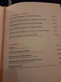 Carte du LÔ Restaurant à Besançon