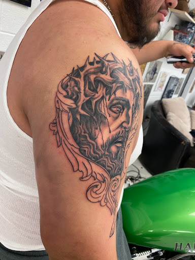 Explore peony tattoo ideas, creative tattoo ideas in Orland, available at K1LL3R ARTW0RK