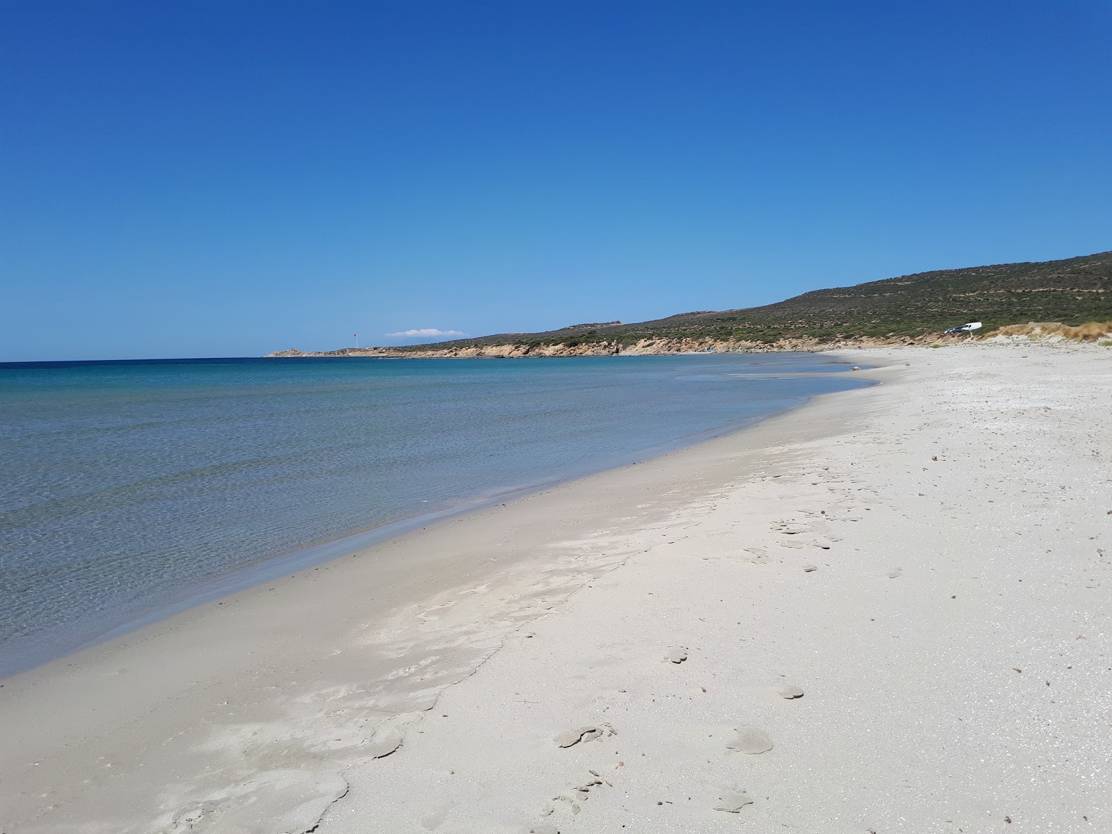 Fotografija Plaža Suvla Cove z turkizna čista voda površino