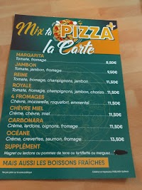 Carte du Mix Ta Pizza à Nérac