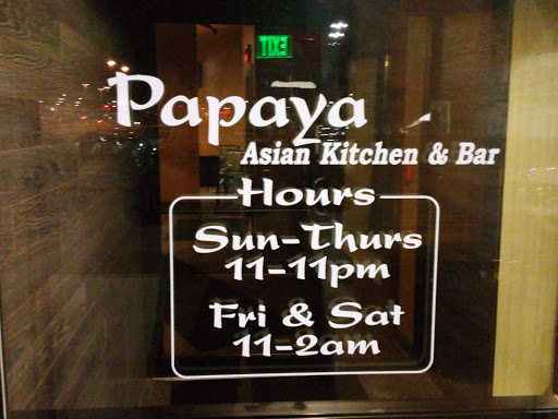 Asian Restaurant «Papaya Asian Kitchen & Bar», reviews and photos, 270 Miracle Mile Dr, Rochester, NY 14623, USA